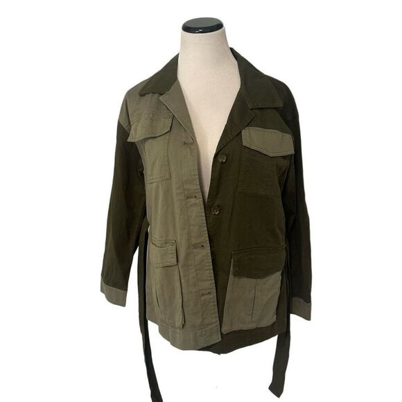 New! Banana Republic Two Tone Jacket Sz M - Picture 3 of 5